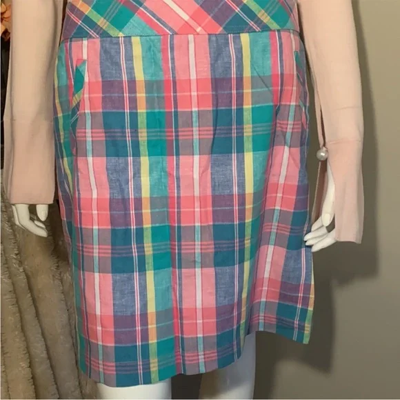 Talbots Madras Skirt 4 - Picture 2 of 3